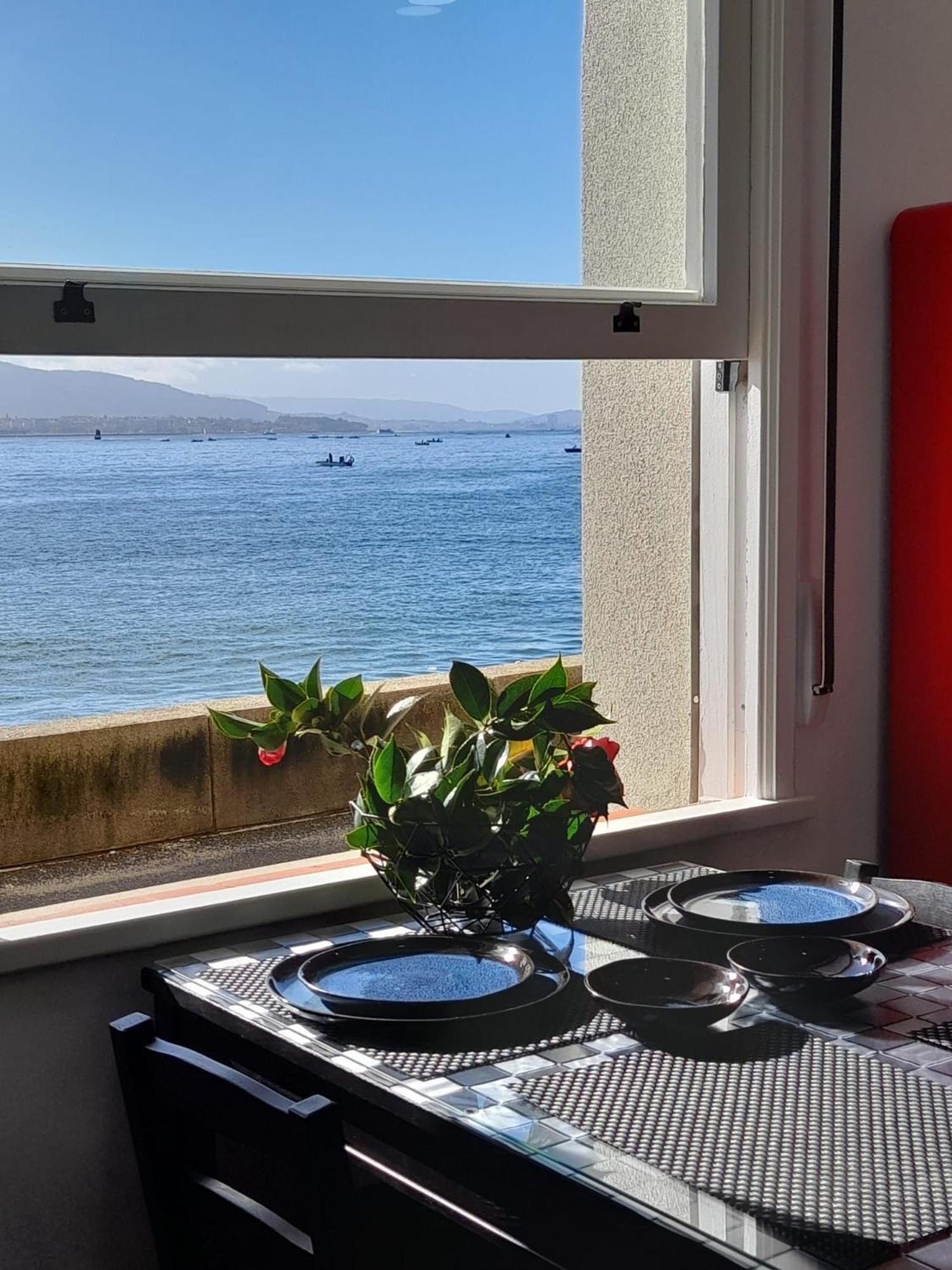 Mirador Da Playa Appartement Moaña Buitenkant foto