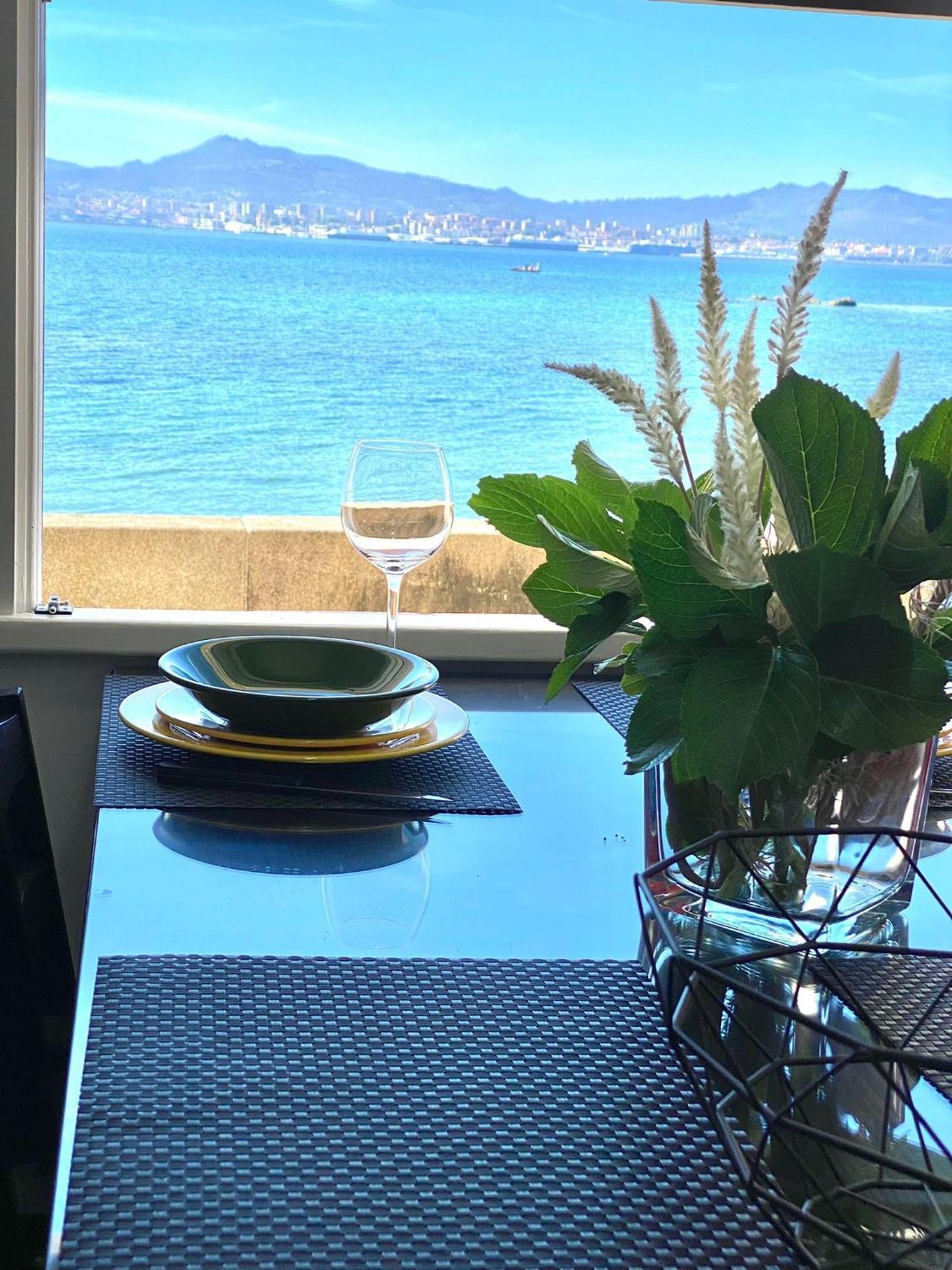 Mirador Da Playa Appartement Moaña Buitenkant foto